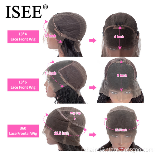 UBOSS 100% Brazilian Short Hair For Black Woman Human Bob 13X6 Pre Plucked Lace Front Malaysian Body Wave Transparent Lace Wig